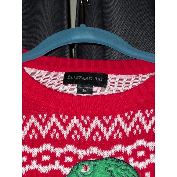 Ugly Christmas Sweater Xmas Size Medium Dinisaur - Picture 2 of 3